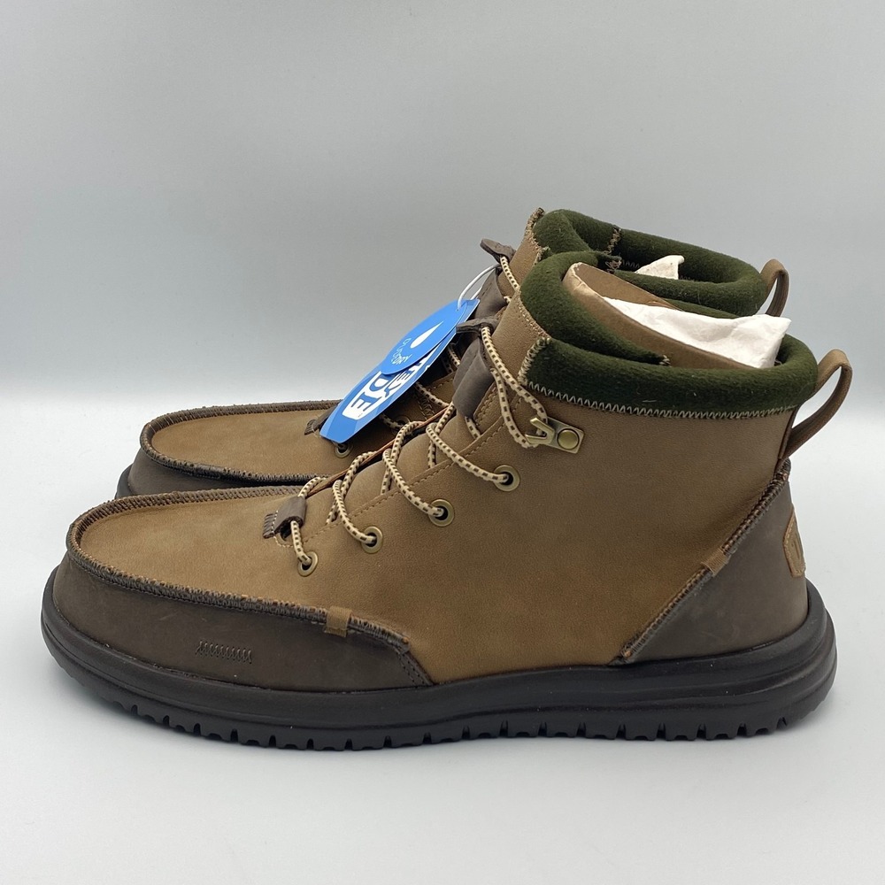Hey Dude Bradley Classic Tumbled Nut Brown Chukka Boots Men's Size 12 44327-2AH - Picture 4 of 10